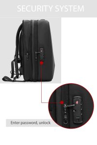 کوله پشتی بدون‌‌جنسیت مشکی دری مد