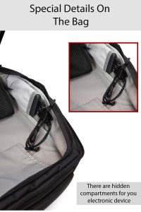 کوله پشتی بدون‌‌جنسیت مشکی دری مد