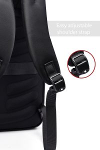 کوله پشتی بدون‌‌جنسیت مشکی چرمی دری مد