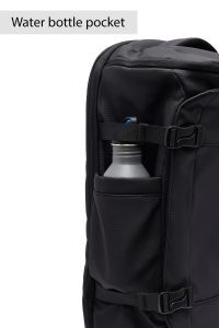 کوله پشتی بدون‌‌جنسیت مشکی کتان دری مد