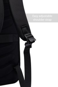 کوله پشتی بدون‌‌جنسیت مشکی کتان دری مد