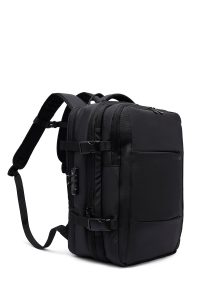 کوله پشتی بدون‌‌جنسیت مشکی کتان دری مد