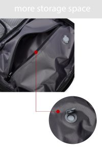 کوله پشتی بدون‌‌جنسیت مشکی کتان دری مد