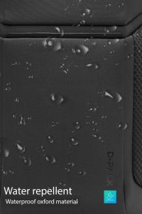 کوله پشتی بدون‌‌جنسیت مشکی کتان دری مد