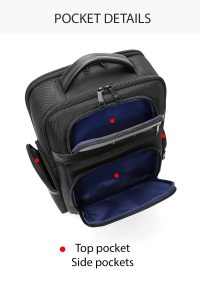 کوله پشتی بدون‌‌جنسیت مشکی کتان دری مد