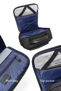 کوله پشتی بدون‌‌جنسیت مشکی کتان دری مد