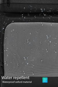 کوله پشتی بدون‌‌جنسیت مشکی کتان دری مد