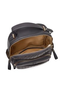 کوله پشتی خاکستری چاپی دری مد