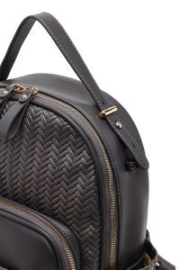 کوله پشتی خاکستری چاپی دری مد