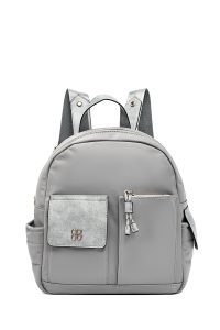 کوله پشتی خاکستری کتان دری مد