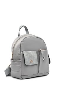 کوله پشتی خاکستری کتان دری مد