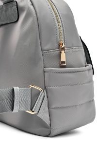 کوله پشتی خاکستری کتان دری مد