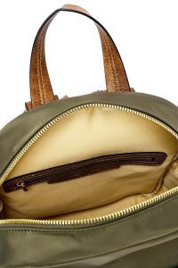 کوله پشتی سبز کتان دری مد