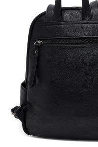 کوله پشتی مشکی با اکسسوری دری مد