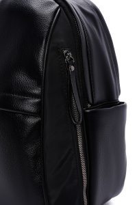 کوله پشتی مشکی با اکسسوری دری مد