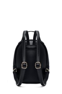 کوله پشتی مشکی با اکسسوری دری مد