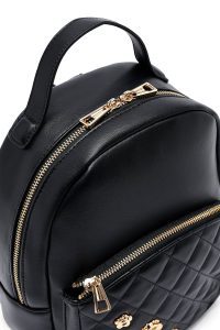 کوله پشتی مشکی با اکسسوری دری مد