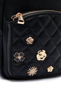 کوله پشتی مشکی با اکسسوری دری مد