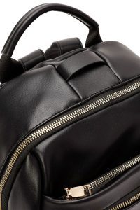 کوله پشتی مشکی با جزئیات اکسسوری دری مد