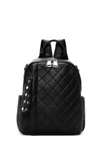 کوله پشتی مشکی بلند چاپی دری مد