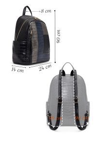 کوله پشتی مشکی طرح‌دار دری مد