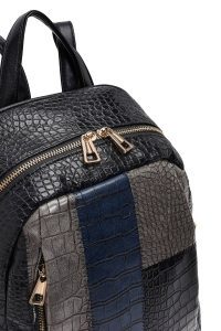 کوله پشتی مشکی طرح‌دار دری مد