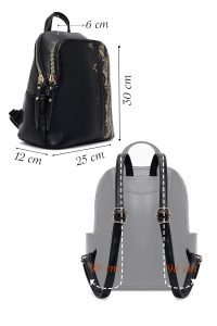 کوله پشتی مشکی طرح‌دار دری مد