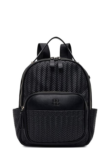 کوله پشتی مشکی چاپی دری مد