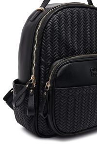 کوله پشتی مشکی چاپی دری مد