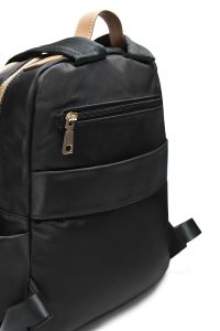 کوله پشتی مشکی کتان دری مد