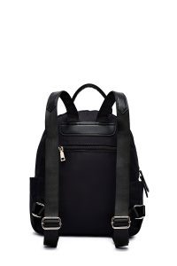 کوله پشتی مشکی کتان دری مد