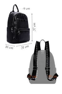 کوله پشتی مشکی کژوال دری مد