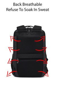 کیف بدون‌‌جنسیت D-Pack خاکستری تکنولوژی کتان هاردکیس کوله پشتی دری مد