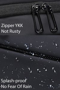 کیف بدون‌‌جنسیت D-Pack خاکستری تکنولوژی کتان هاردکیس کوله پشتی دری مد