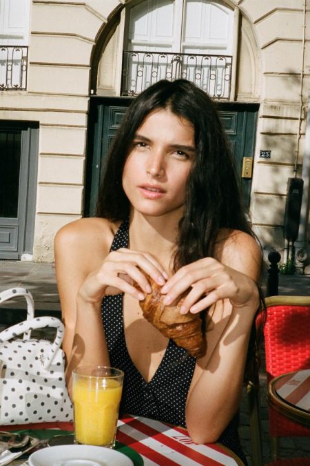 کیف بولینگ زنانه جیر چاپی زارا – ZARA