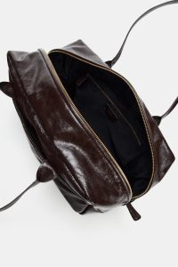 کیف بولینگ زنانه چرمی بزرگ زارا – ZARA