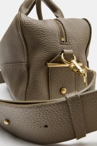 کیف بولینگ زنانه چرمی کشیده زارا – ZARA