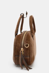 کیف بولینگ زنانه چرمی کوچک زارا – ZARA