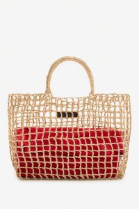 کیف توت زنانه حصیری بزرگ لیمیتد ادیشن زارا – ZARA