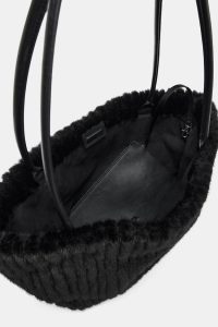 کیف توت زنانه خز مصنوعی زارا – ZARA