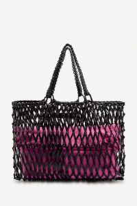 کیف توت زنانه چرمی بافت‌دار بزرگ لیمیتد ادیشن زارا – ZARA