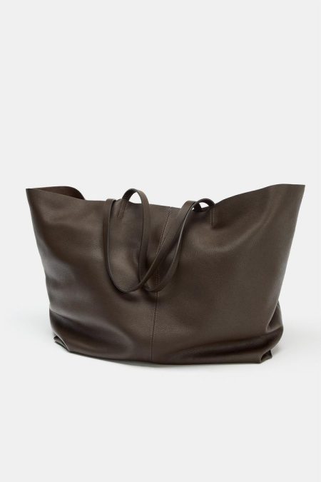کیف توت زنانه چرمی بزرگ زارا – ZARA
