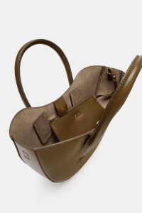 کیف توت زنانه کوچک بیضی زارا – ZARA