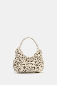 کیف دستی زنانه بافت‌دار دوخت‌دار زارا – ZARA