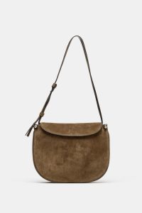 کیف دستی زنانه چرمی درب‌دار زارا – ZARA