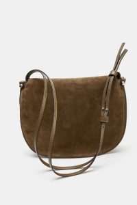 کیف دستی زنانه چرمی درب‌دار زارا – ZARA