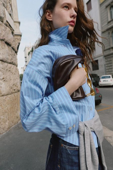 کیف دستی زنانه کوچک دسته فلزی زارا – ZARA