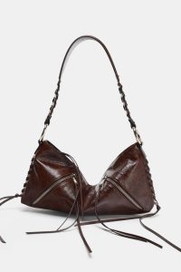 کیف دوشی زنانه زیپ‌دار زارا – ZARA