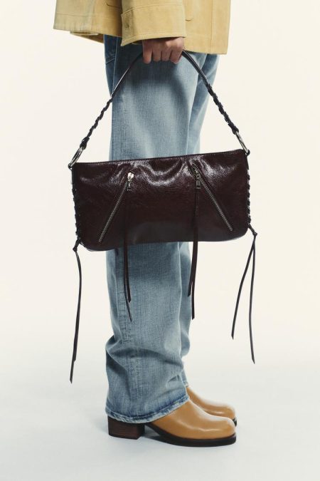 کیف دوشی زنانه زیپ‌دار زارا – ZARA