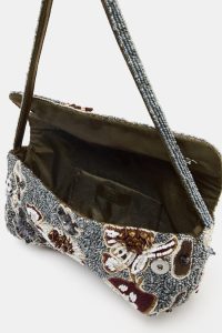کیف دوشی زنانه منجوق‌دوزی زارا – ZARA